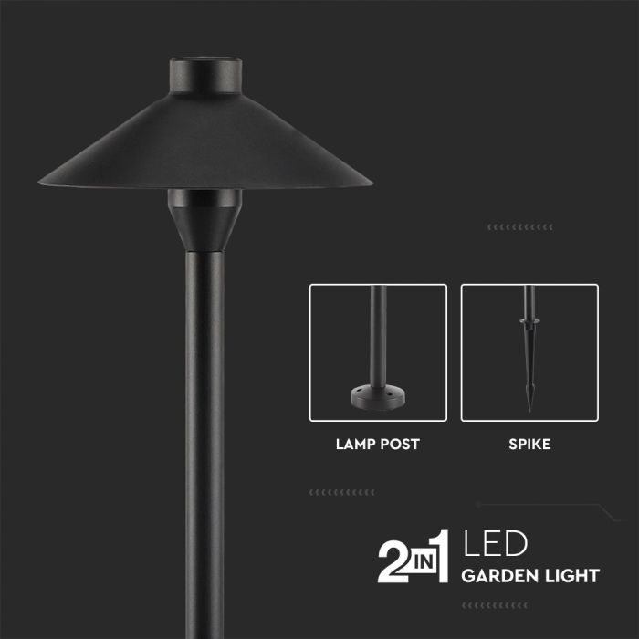 V-TAC Exterior - Luces de pinchos para jardín - Samsung - IP65 Impermeable - Negro - 7W- 420 Lúmenes - 4000K-extra-5.webp