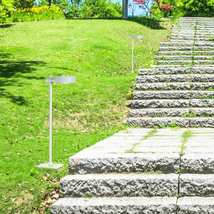 V-TAC Lámpara de Bolardo de Exterior - IP65 Impermeable - Cuerpo Blanco - 6W- 520 Lumens - 3000K-extra-2.webp