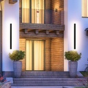 V-TAC LED Aplique Moderno - IP65 Impermeable - Cuerpo Negro - 10W - 1250 Lumens - 3000K-extra-2.webp