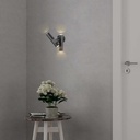 V-TAC LED Aplique Moderno - Foco 2 Vias - IP44 - Cuerpo Negro - 6W- 620 Lumens - 3000K-extra-1.webp