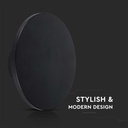 Aplique Moderno LED V-TAC - 100lm/w - IP65 Estanco - 12W - 1200 Lumens - 3000K - 160MM-extra-4.webp