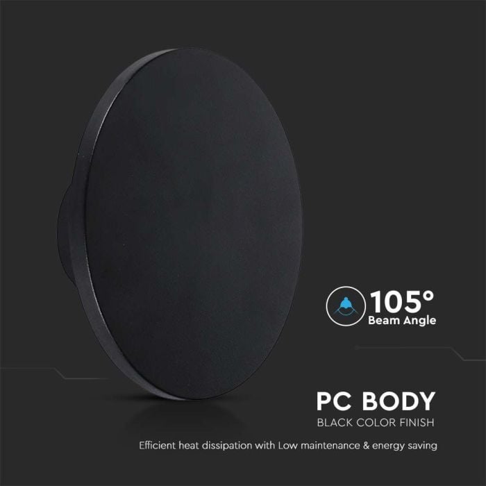 Aplique Moderno LED V-TAC - 115lm/w - IP65 Estanco - 12W - 1400 Lumens - 4000K - 160MM-extra-5.webp