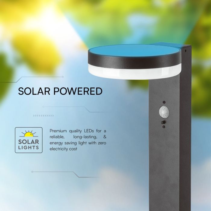 Pilona Solar V-TAC - IP54 - 5.5W- 220 Lumens - 3000K-extra-4.webp