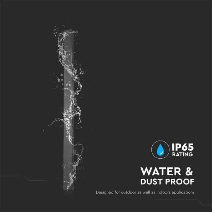V-TAC LED Aplique Moderno - IP65 Impermeable - Cuerpo Antracita - 23W - 2875 Lumens - 3000K-extra-6.webp