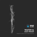 V-TAC LED Aplique Moderno - IP65 Impermeable - Cuerpo Negro - 23W - 2875 Lumens - 3000K-extra-6.webp