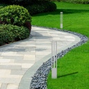 V-TAC LED Lámpara Bolardo Exterior- IP65 Impermeable - Blanco - 10W - 1000 lúmenes - 4000K - 80CM-extra-1.webp