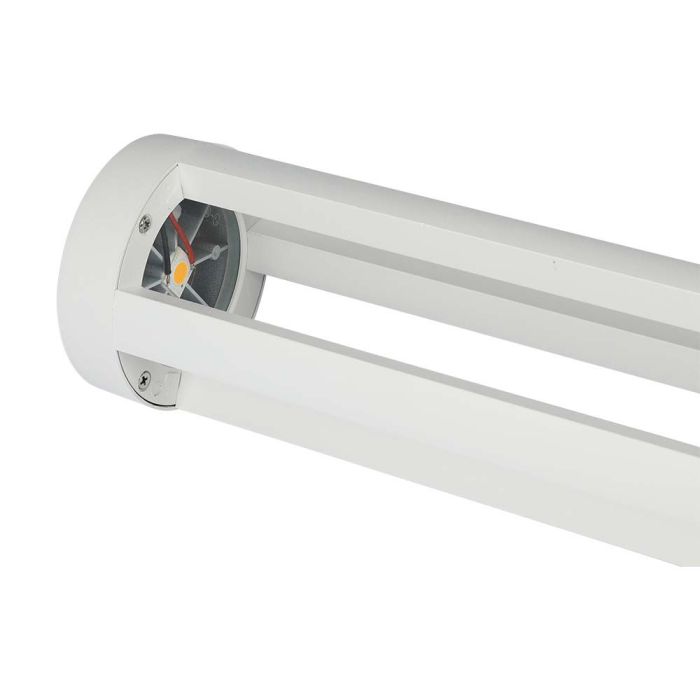 V-TAC LED Lámpara Bolardo Exterior- IP65 Impermeable - Blanco - 10W - 1000 lúmenes - 4000K - 80CM-extra-2.webp
