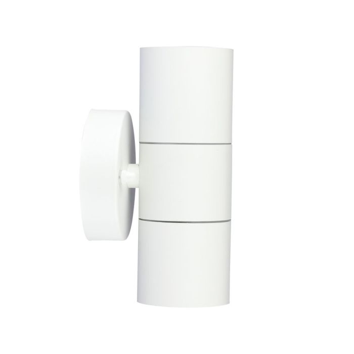 V-TAC Lámpara de Pared Exterior - UP - Down - Accesorios de Pared - Soporte GU10 - IP44 - Blanco Mate-extra-10.webp