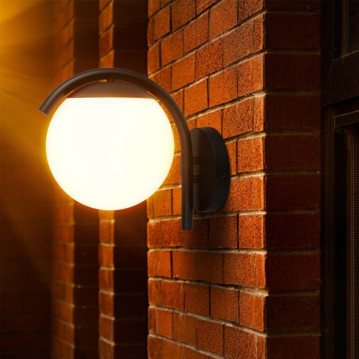 V-TAC Lámpara de Pared Exterior - UP - Down - Accesorios de Pared - Soporte E27 - IP44 - Negro Mate-extra-2.webp