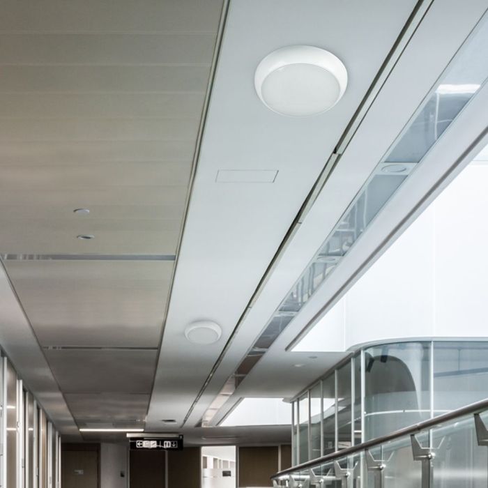 LED Plafón redondo - Sensor de mamparo + Emergencia - Samsung - 130lm/w - IP65 Waterproof - 20W - 2600 Lumens - 3IN1-extra-2.webp