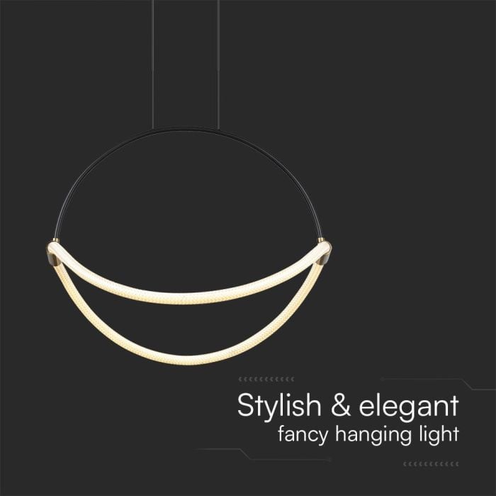 V-TAC Lámpara de techo de diseño - IP20 - Negra - 16W- 1920 Lumens - 3000K-extra-5.webp