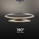 V-TAC Lámpara de Techo de Diseño - IP20 - Gris Champagne - 65W- 7000 Lumens - 3000K-extra-4.webp