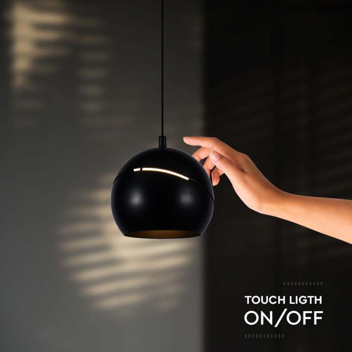 V-TAC Luz de Techo de Diseño - IP20 - Cuerpo Negro - 8.5W- 850 Lumens - 3000K-extra-7.webp