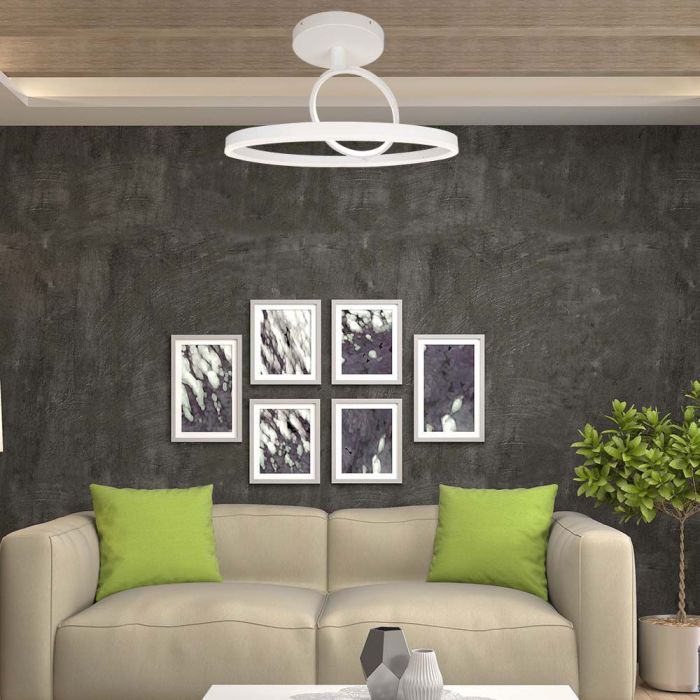 V-TAC Luz de Techo de Diseño - IP20 - Cuerpo Blanco - 37W- 4000 Lumens - 4000K-extra-2.webp