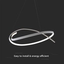 V-TAC Luz de Techo de Diseño - IP20 - Cuerpo Blanco - 48W- 5150 Lumens - 3000K-extra-4.webp