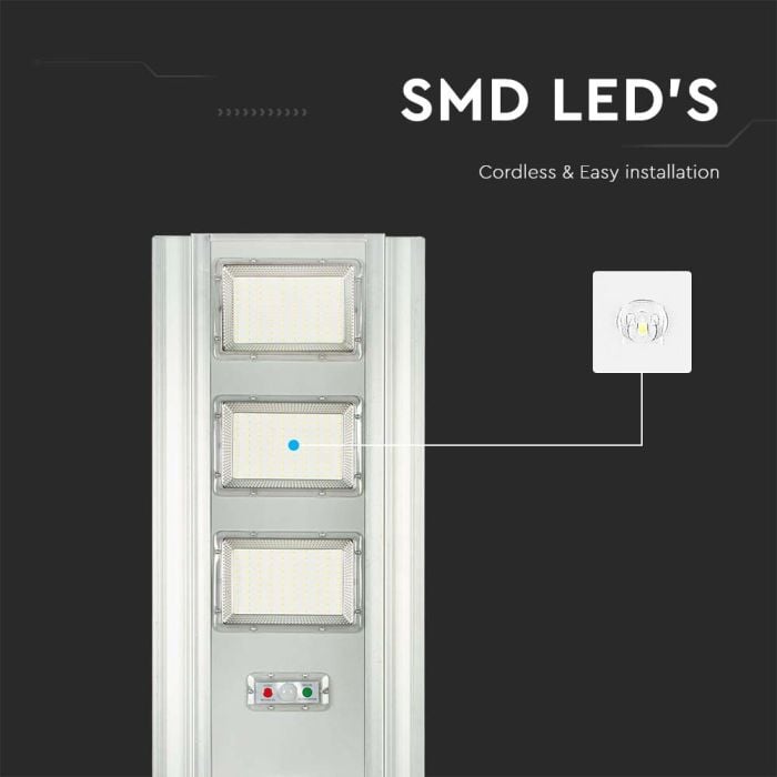 V-TAC Farola Solar - IP65 Impermeable - 3500 Lumens - 6400K-extra-4.webp