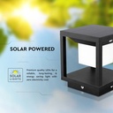 V-TAC Baliza Solar - IP65 Impermeable - Negro - 2W - 90 Lumens - 3000K-extra-1.webp