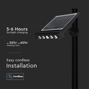 Aplique Solar V-TAC - Impermeable IP65 - 950 Lumens - 3000K-extra-10.webp