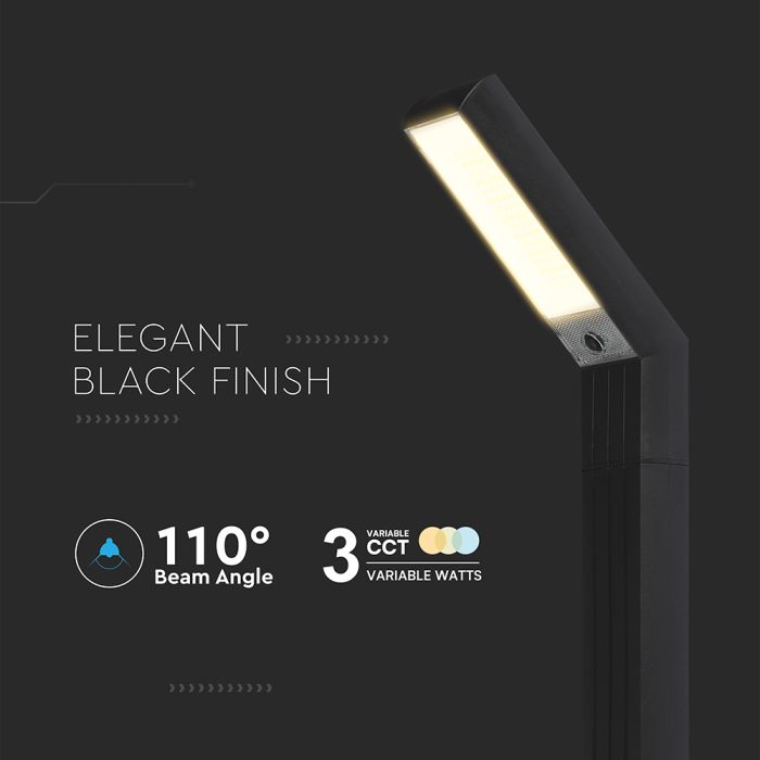 V-TAC Solar Spike Light - IP65 Impermeable - Negro - 80 Lumens - 3IN1 - Pack de 4-extra-4.webp