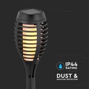 V-TAC Solar Flame Stick Lights - IP44 - Negro - 1W - 2200K  - Pack de 8-extra-7.webp