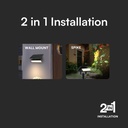 Luz Solar para Jardín V-TAC - IP65 Impermeable - Negra - 80 Lumens - 3000K-extra-8.webp