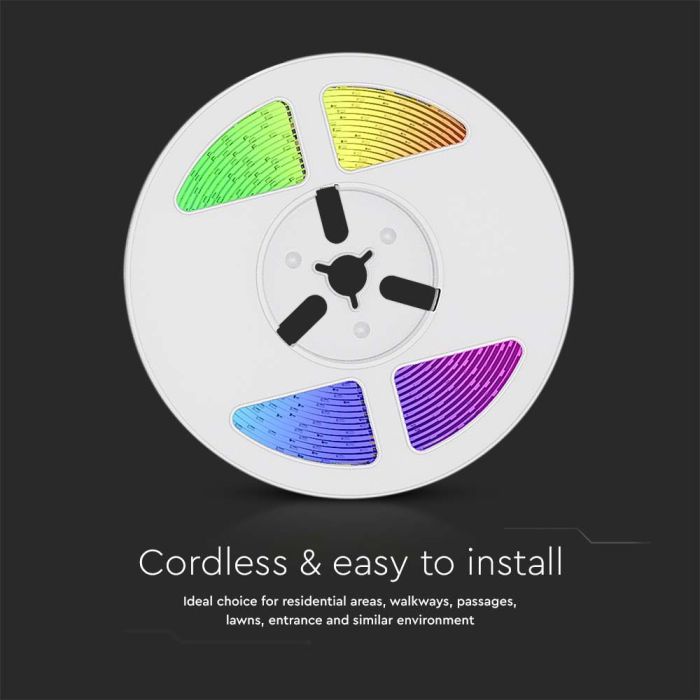 Tira de Luz Solar V-TAC - IP67 Impermeable - RGB-extra-3.webp