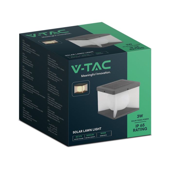 V-TAC Lámpara solar para césped - IP65 Impermeable - 3000K-extra-8.webp