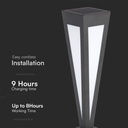 V-TAC Lámpara solar para césped - IP65 Impermeable - 3000K-extra-4.webp