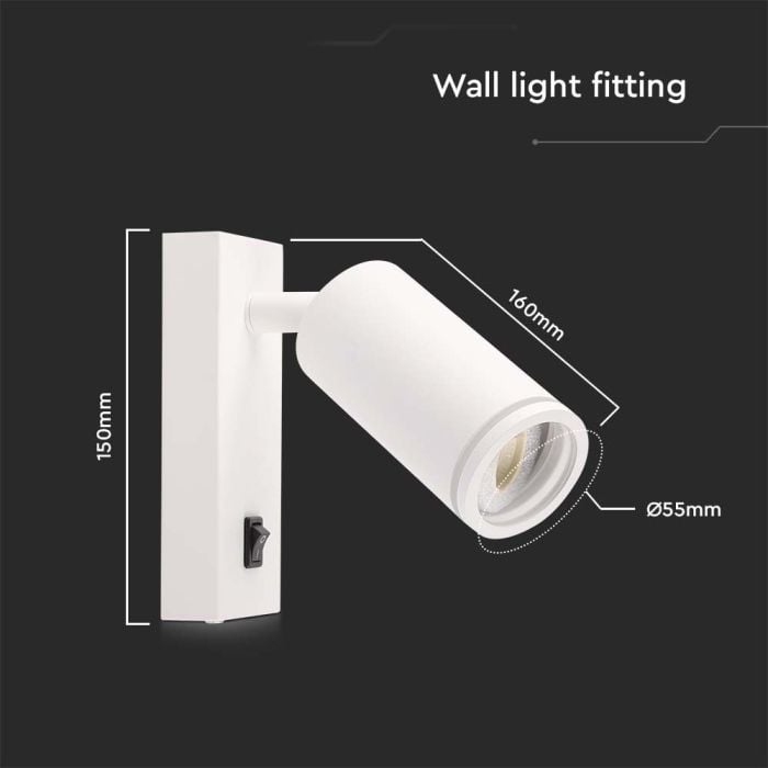 Proyector LED - Accesorio de pared - GU10 - IP20 - Blanco-extra-2.webp