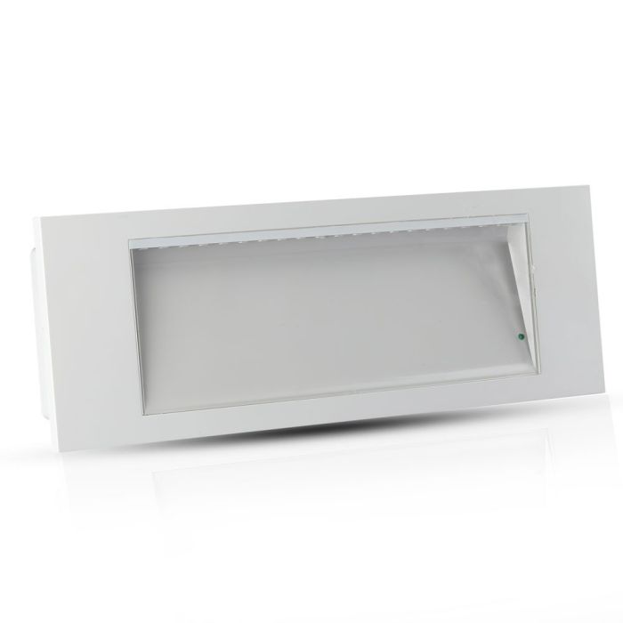 Luces de Emergencia V-TAC - Mamparas - 12 Horas - Samsung - IP20 - Blanco - 3.8W - 110 Lumens - 6000K-extra-1.webp