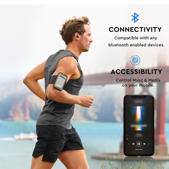 Auriculares inalámbricos V-TAC - 55mAh - Negro-extra-2.webp