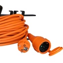 V-TAC Cable de extensión de alta resistencia - IP44 - Naranja y Negro - 30m de cable-extra-2.webp