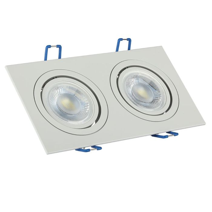 V-TAC LED Aro cuadrado - Empotrable - GU10 - IP20 - Blanco-extra-11.webp