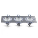 V-TAC LED Aro cuadrado - Empotrable - GU10 - IP20 - Aluminio Cepillado-extra-5.webp