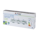 V-TAC LED Aro cuadrado - Empotrable - GU10 - IP20 - Aluminio Cepillado-extra-8.webp
