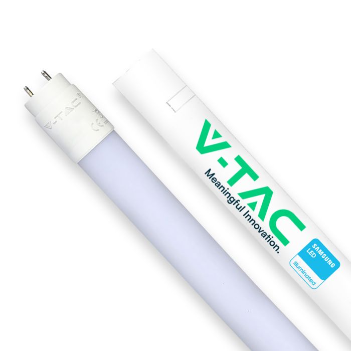 V-TAC LED T8 Tube - Samsung - IP20 - Blanco - 22W - 2000 Lumens - 4000K - 150CM  - Pack de 5-extra-1.webp