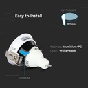 V-TAC LED Aro redondo - Empotrable - GU10 - IP20 - Blanco + Negro-extra-4.webp