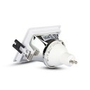 V-TAC Aro  cuadrado LED - Empotrable - GU10 - IP20 - Blanco + Cromo-extra-8.webp