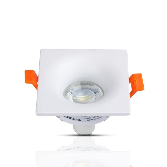 V-TAC LED Aro redondo - Empotrable - GU10 - IP20 - Blanco-extra-7.webp