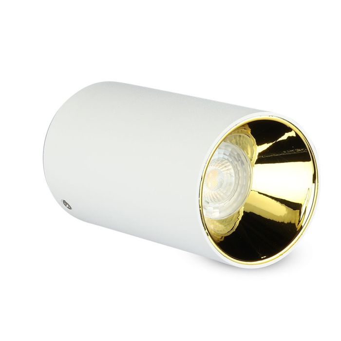 V-TAC LED Aro redondo - Accesorios de Superficie - GU10 - IP20 - Blanco + Dorado-extra-5.webp