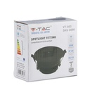 V-TAC Aro  cuadrado LED - Empotrable - GU10 - IP20 - Negro + Negro-extra-11.webp