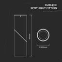 V-TAC Aro LED - Accesorios de Superficie - GU10 - IP20 - Blanco-extra-2.webp