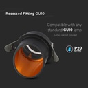 V-TAC LED Aro redondo - Empotrables - GU10 - IP20 - Negro-extra-3.webp