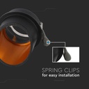 V-TAC LED Aro redondo - Empotrables - GU10 - IP20 - Negro-extra-4.webp