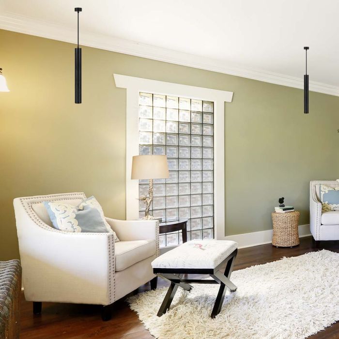 Lámpara Colgante V-TAC - GU10 - IP20 - Negro-extra-2.webp