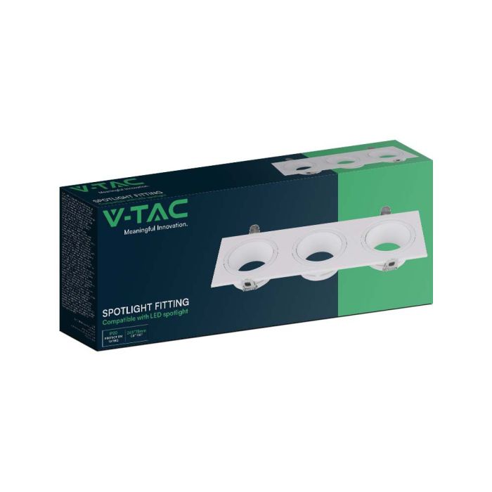 Foco LED V-TAC - Empotrable - GU10 - IP20 - Blanco-extra-6.webp