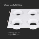 V-TAC LED Dicroica - Empotrable - GU10 - Blanco-extra-4.webp