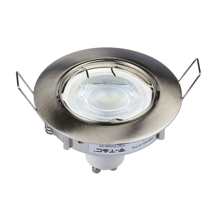 Aro redondo LED V-TAC - Empotrable - GU10 - IP20 - Negro satinado-extra-3.webp