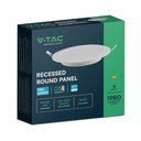 V-TAC LED Mini Panel - Samsung - Retroiluminado Empotrado - IP20 - Blanco - 18W- 1980 Lúmenes - 6500K-extra-6.webp