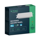 V-TAC LED Cuadrado Mini Panel - Samsung - Retroiluminado Empotrado - IP20 - Blanco - 18W- 1980 Lúmenes - 6500K-extra-6.webp